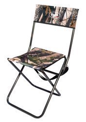 Camouflage chair with back rest