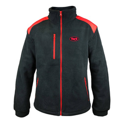 Premium Fleece Jacket black-red