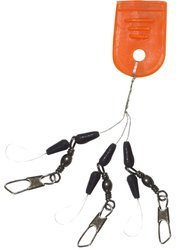 Swivel with snap and stoppers