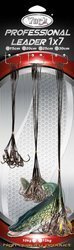 Professional leader 1x7 set with treble hook 15kg 30pcs