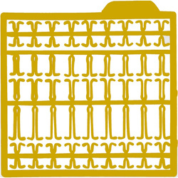 Stoper do kulek 10szt żółty