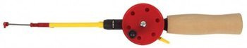 Ice fishing rod with reel