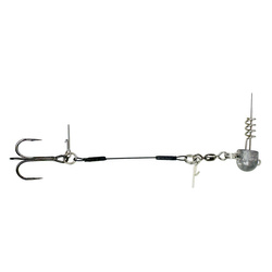 Professional rigging system with  treble hook