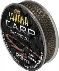 Sakana C.A.R.P. Tactical brązowo-czarna 25lb 20m