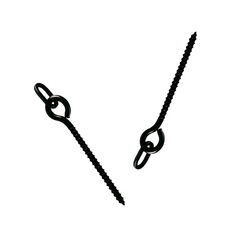 Baits screw with oval