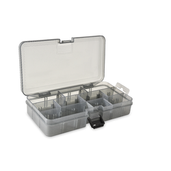 Pudełko szare regulowane 18,5x10,2x3,3cm