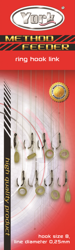 Method ring leader - 0,28mm Hook 4 8pcs