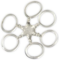 Bait bands with hole 10mm 10pcs