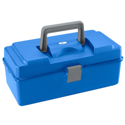 Panaro box with 1 shelf green