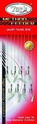 Method push leader - 0,25mm Hook 8 8pcs
