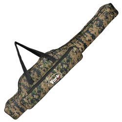 Two compartments Camo holdall with pocket