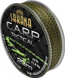 Sakana C.A.R.P. Tactical Braid zielono-czarna 35lb 20m