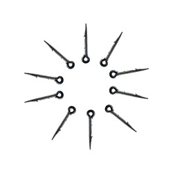 Method feeder spikes