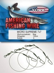 Micro Supreme leader with swivel and snap 6kg/15cm