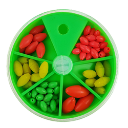 Koraliki owalne plastikowe