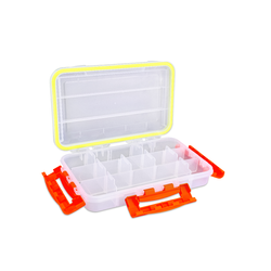 Box with sealing medium