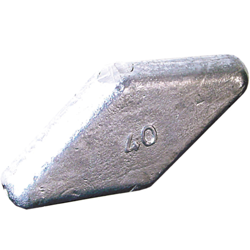 Olovo čtyřhranné 80g 5ks