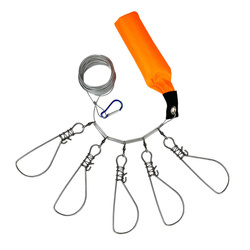 Lina z agrafkami i pływakiem