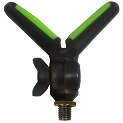 Anti-slip adjustable rod rest