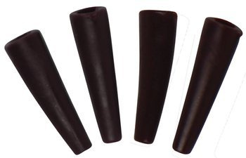 Tail rubbers brown 10pcs