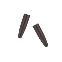 Tail rubbers brown (Strong version) 10pcs